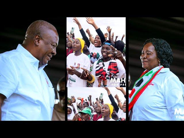 NDC Campaign: H.E John Mahama finally reveals the secret of choosing Jane Naana as running mate