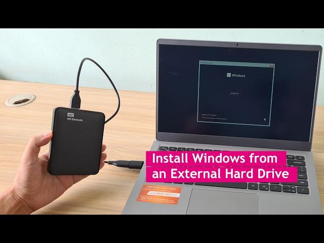 Use An External Hard Drive To Install Windows