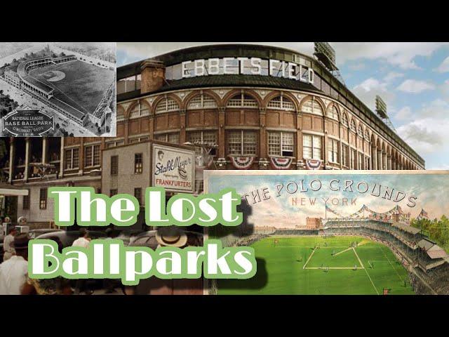 Lost Ballparks from the Glory days of Major Leauge Baseball.