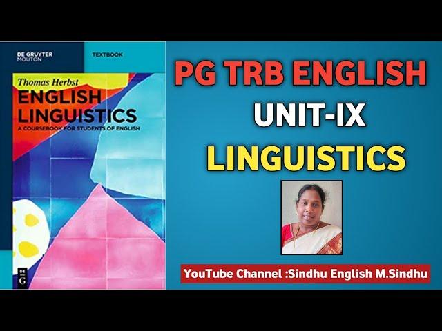 Linguistic and it's scope / Level of Languages / Unit-IX PG TRB English / UGC NET / JRF / SLET