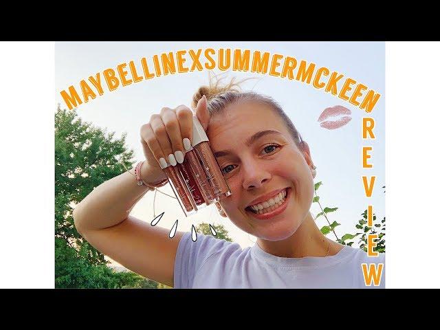 I tried out Summer Mckeen’s new lip glosses!!