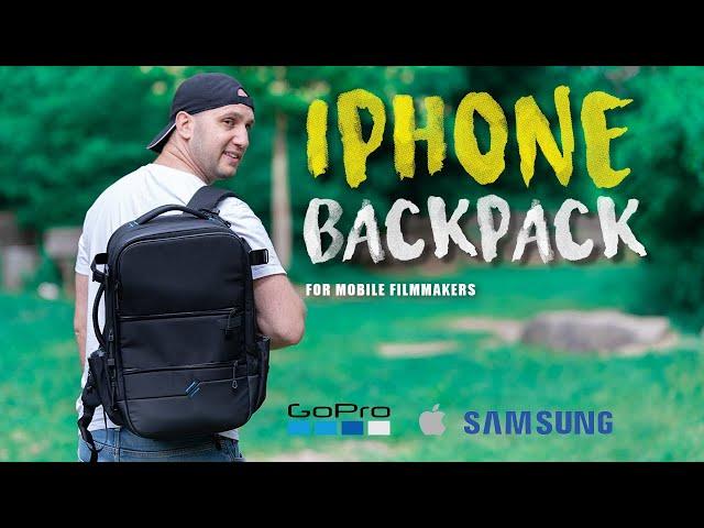 iPhone Travel Backpack - Sandmarc Backpack for Mobile Filmmakers