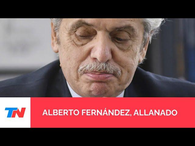 ALBERTO FERNANDEZ, ALLANADO