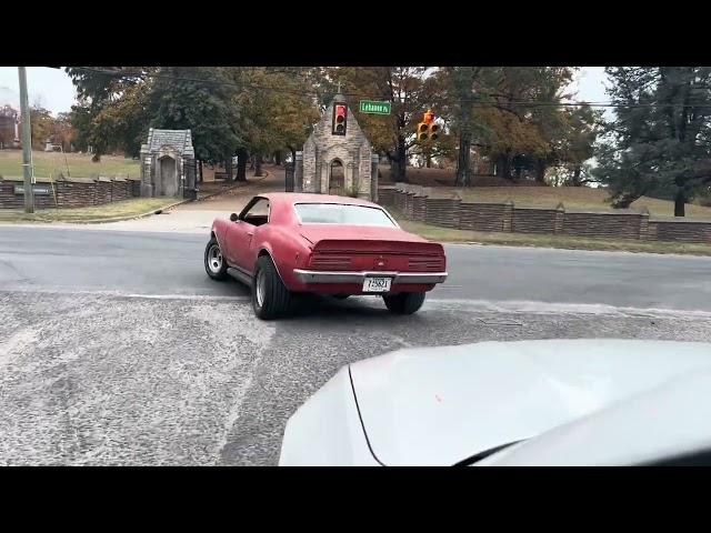 1968 Pontiac Firebird 4 speed Street Freak, squealing tires during cruise #v8  #manualtransmission