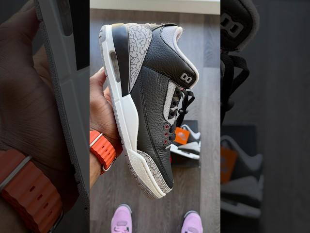 Air Jordan 3 black cement 2024