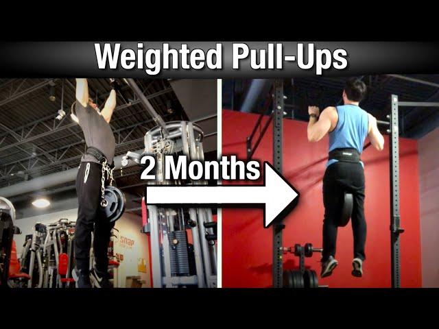 Weighted Pull Ups - 45 lbs For 7 Reps | Back and Biceps Workout