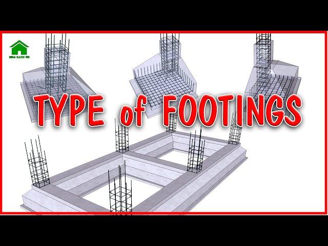  All Types of Foundations | Types of footings RCC Structure | Green House Construction