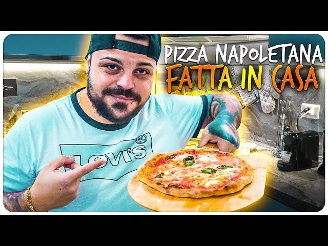 PIZZA NAPOLETANA FATTA IN CASA ! Ricetta (Davide Civitiello)