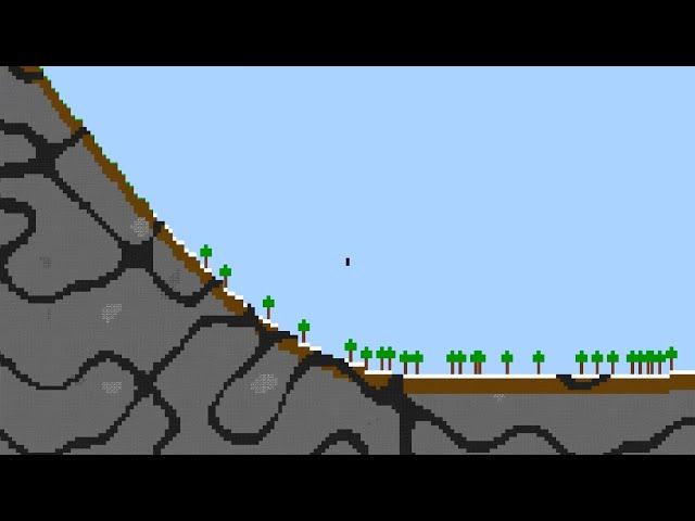 terraria inspired game made in Unity #3 | Huge terrain & world generation using Unity tilemap