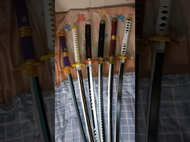 unboxing anime cosplay swords, katana and samurai