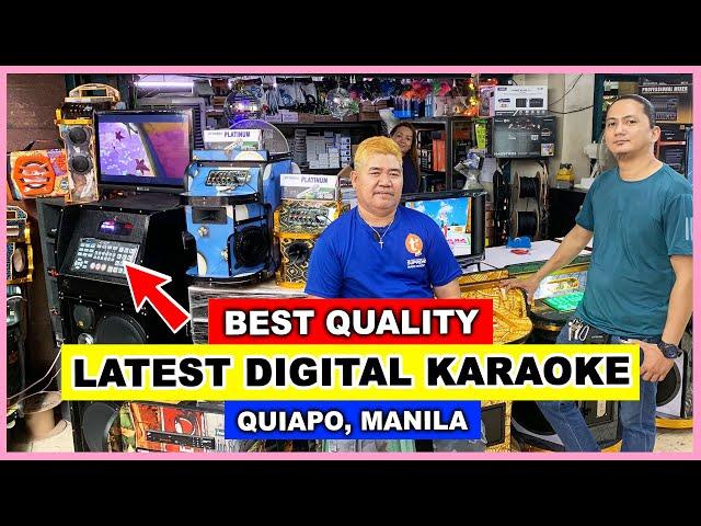 MURANG BILIHAN NG LATEST DIGITAL KARAOKE AT VIDEOKE SET-UP MACHINE SA QUIAPO MANILA