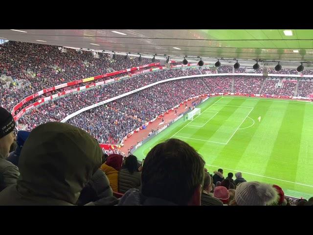 Arsenal fans singing to Newcastle fans - “You’re rich and sh**”