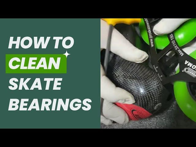 How To Clean Skate Bearings @proskateworld