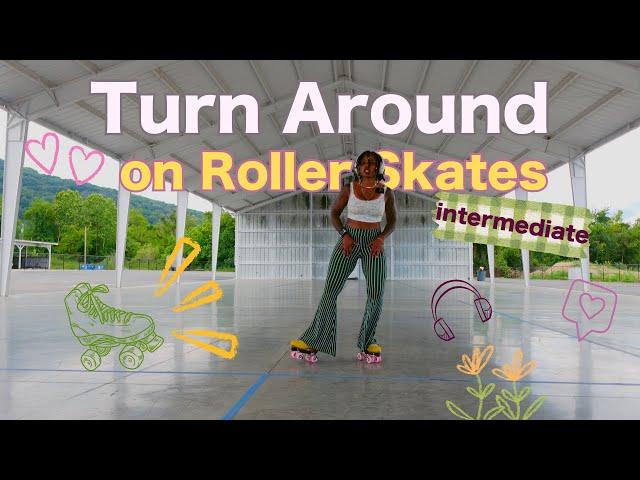 how to turn in your roller skates pt. 2 | advanced beginner roller skate tutorial