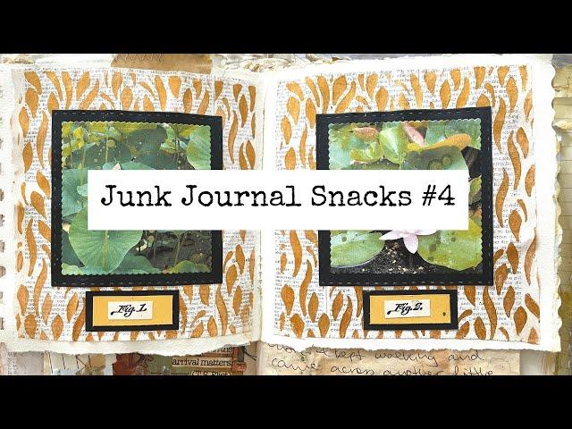 Junk Journal Snacks #4 - Bitesized Inspiration For Your Journal!