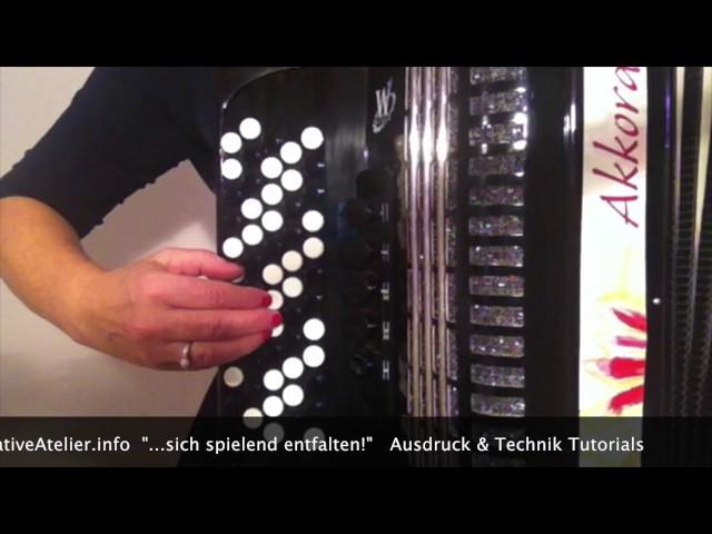 Knopf-Akkordeon Technik Tutorials - 5Ton Treppchen