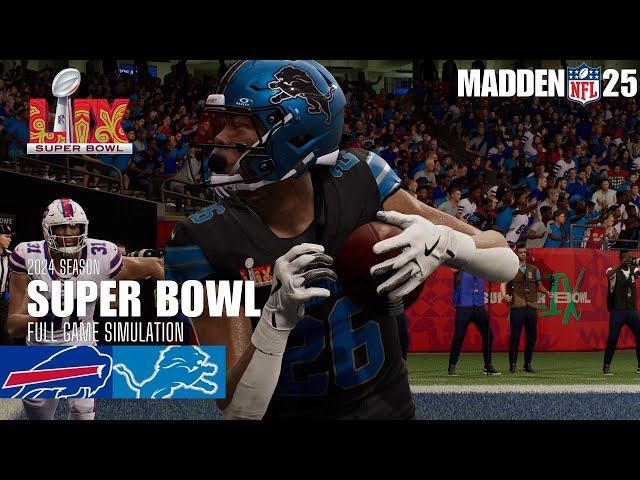 Buffalo Bills vs. Detroit Lions | Madden NFL 25 Simulation #madden25