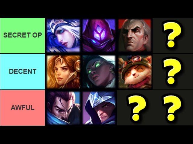 The Official 2v2v2v2v2v2v2v2v2 Arena Mode Tier List... (BEST CHAMPS)