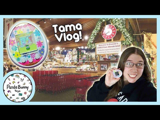 Playing the Tamagotchi EASTER Pastel Meets at the World's LARGEST CHRISTMAS STORE! | Tama Vlog