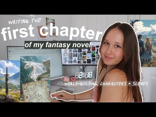 writing the first chapter of my *new* fantasy novel ️ VLOG (my chapter process, new keyboards)