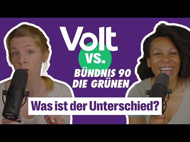 Volt vs. Grüne - Was ist der Unterschied? Parteien im Vergleich