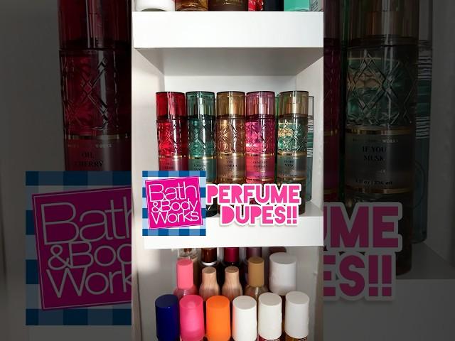 Bath & Body Works Perfume Dupes  #bathandbodyworks #perfumedupes