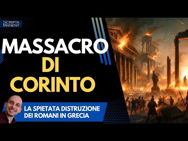 La distruzione di Corinto. I romani umiliano i greci