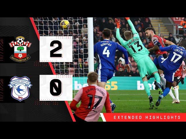 EXTENDED HIGHLIGHTS: Southampton 2-0 Cardiff City | Championship