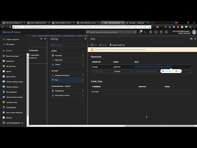 Read Data Lake Storage in Azure Databricks