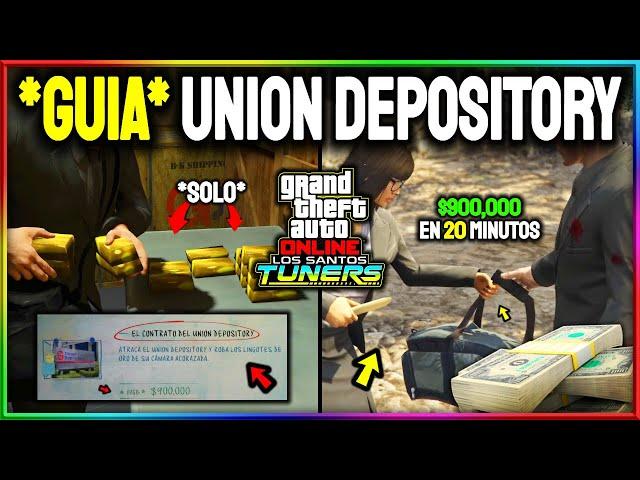 GUÍA *UNION DEPOSITORY* [SOLO] - $900,000 en 20 MINUTOS | GTA Online