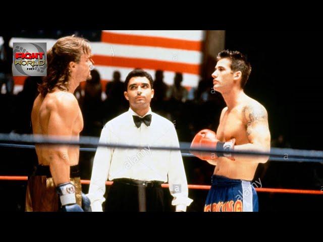 David Sloan (Sasha Mitchell) VS Martine (Ian Jacklin) Kickboxer 3: The Art of War (1992)