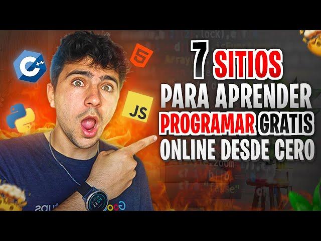 7 Sitios para Aprender a Programar GRATIS y ONLINE desde CERO