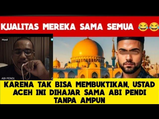 GegerSatu Lagi Ustad Aceh Masuk Ke Room Abi Pendi Langsung Menggila Gak Karuan