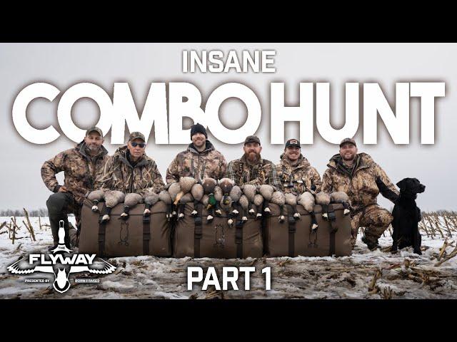 Unreal COMBO HUNT in the SNOW (cacklers and mallards) PT1