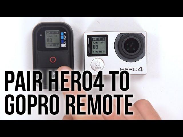 HERO4 Setup: Pair HERO4 to WiFi Remote