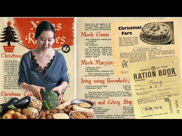 WW2 WARTIME CHRISTMAS RECIPES | (VEGAN VERSION!!)