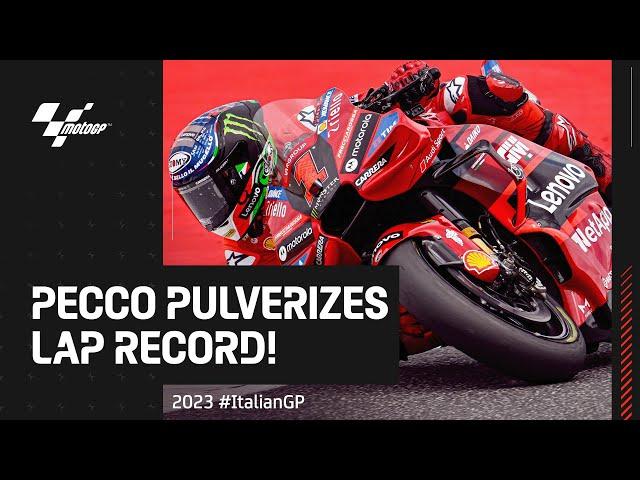 Bagnaia's record-breaking pole lap!  | 2023 #ItalianGP