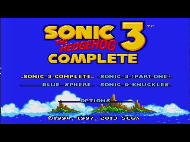 Sonic 3 Complete Longplay HD Quality (Sonic)