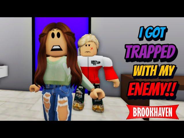 I GOT TRAPPED WITH MY ENEMY!!! | BROOKHAVEN MOVIE VOICED | (CoxoSparkle)