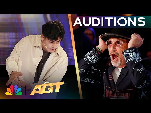 Sam Huang's Amazing Magic Has The Judges PANICKED! | Auditions | AGT 2024