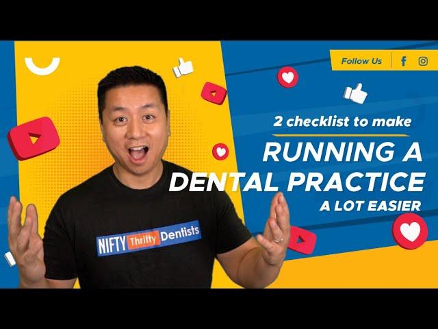 Two Checklists To Make Running A Dental Practice A Lot Easier