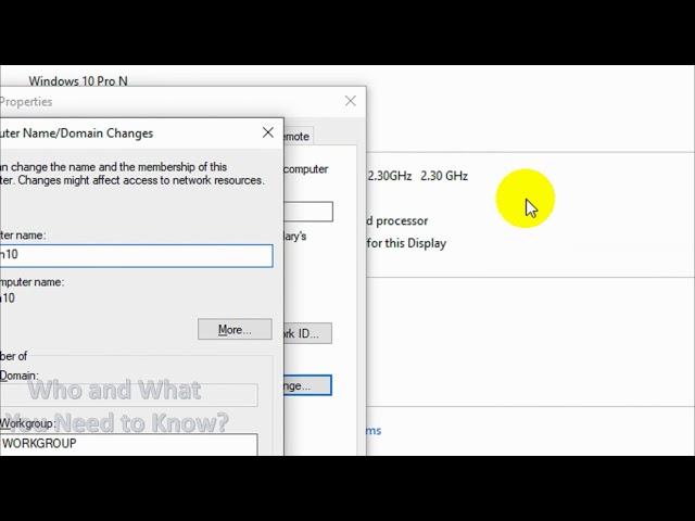 Change Computer Name on Windows 10? | How to Rename the PC or Windows 10 Computer? | PC Name Change