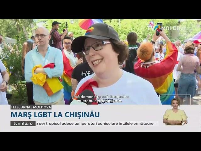 Comunitatea LGBT din Republica Moldova a organizat un marş al solidarităţii