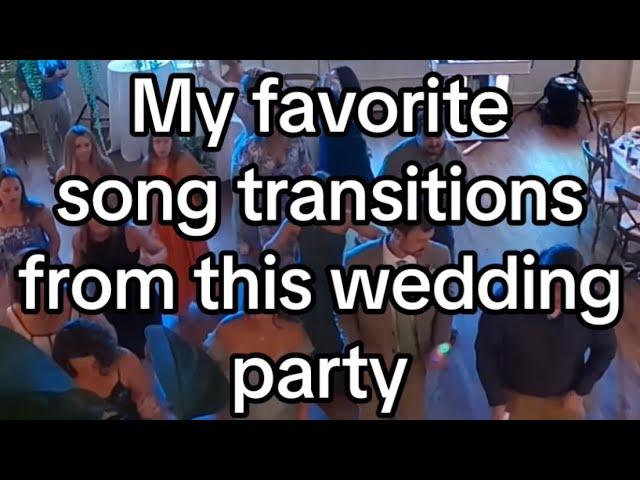 My favorite DJ mixing transitions from this wedding party (mini gig log 7/6/24)