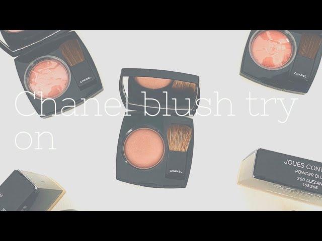 Chanel Blush Try On