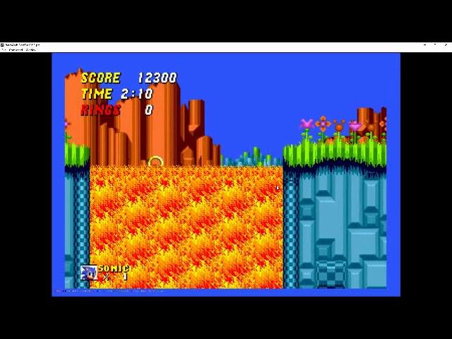 the sonic 2 beta is glitchy