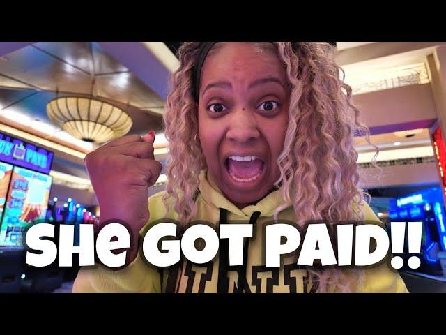 This New Slot Machine LOVES Paying Her Lots Of Money!!