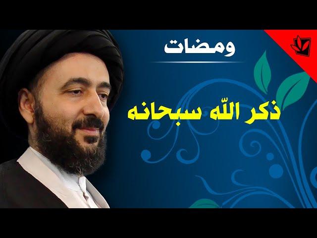 ومضات - ذكر الله سبحانه - آية الله الفقيه السيد محمد رضا الشيرازي رحمه الله