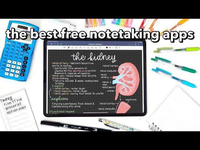 the BEST FREE notetaking apps 