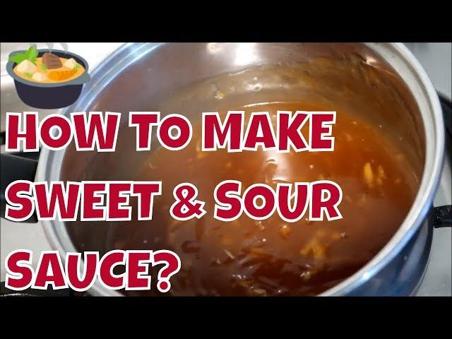 SWEET AND SOUR SAUCE - SECRET RECIPE